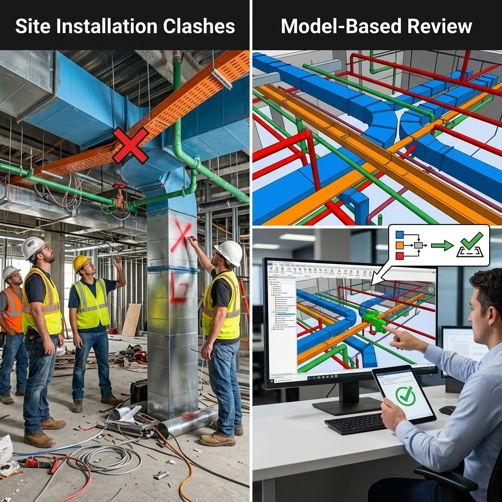 MEPF BIM Coordination for Services-Heavy Projects