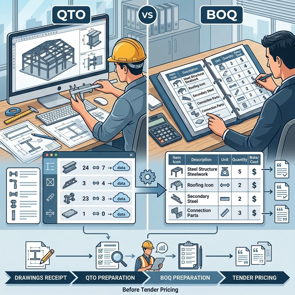 Quantity Take-Off vs BOQ