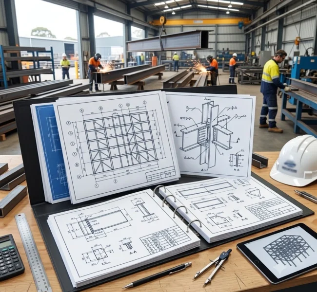 Structural Steel Detailing for Australian Fabricators: What Should Be Included in a Good Shop Drawing Package