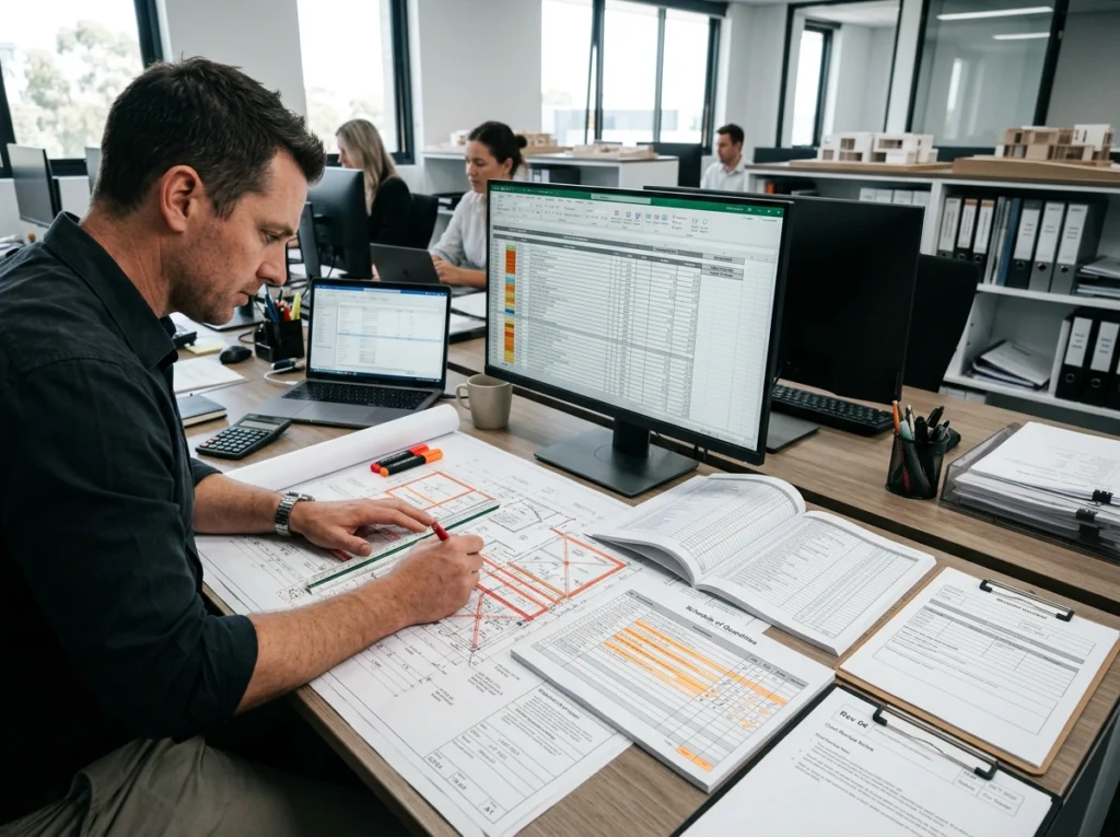 BOQ preparation workflow from measurement to structured bill of quantities