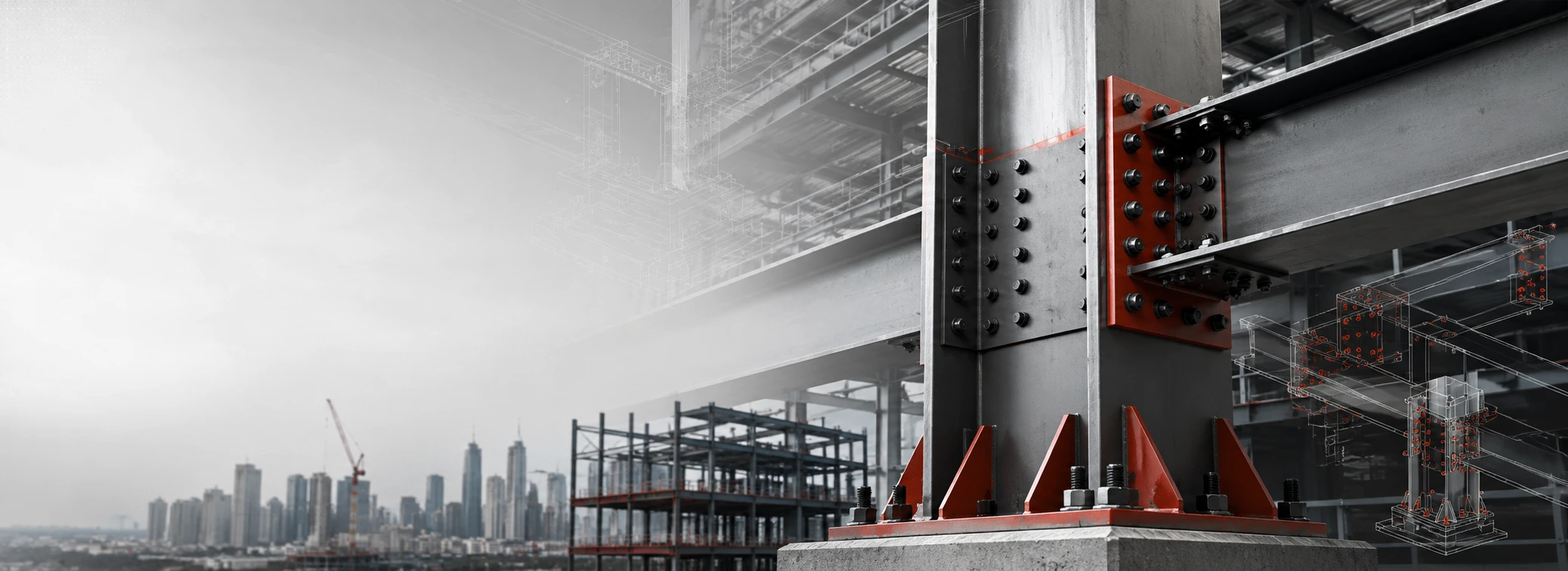 Connection detailing support Australia steel connection model