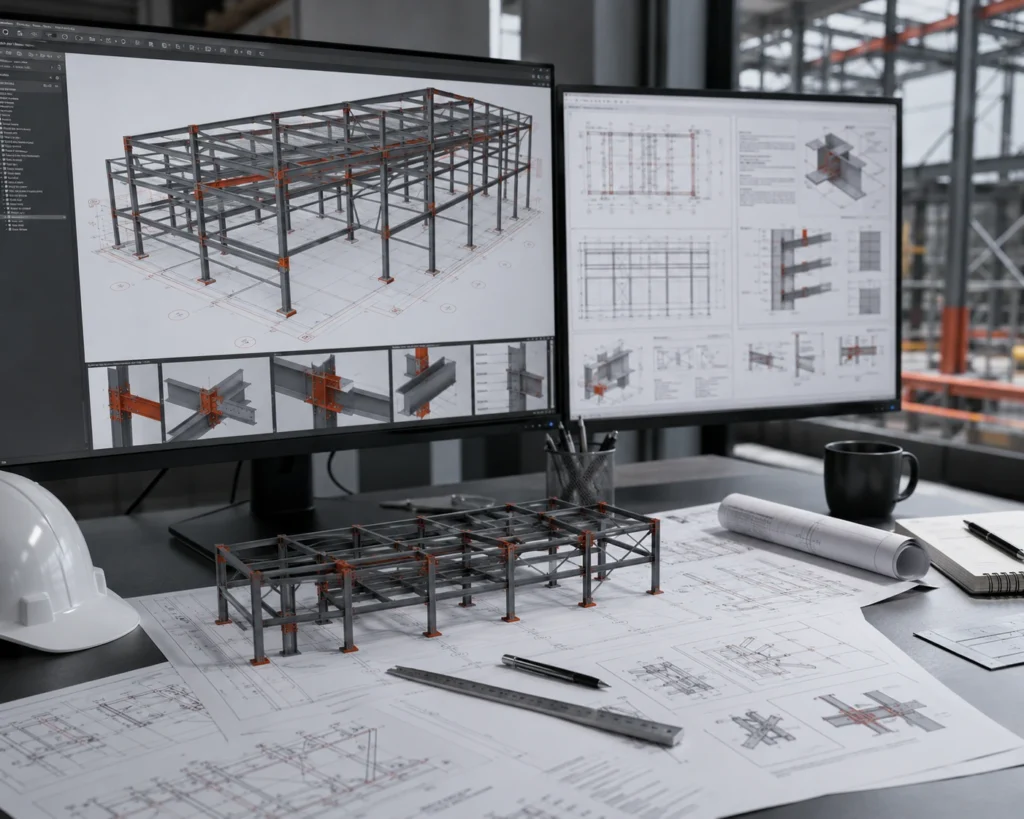 Erection and GA drawing workflow supporting site installation sequencing
