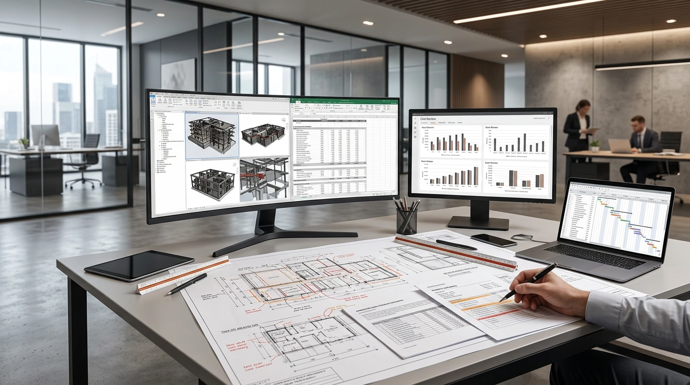 Quantity Surveying Services Australia workflow for measurement BOQ preparation tender review and revision updates